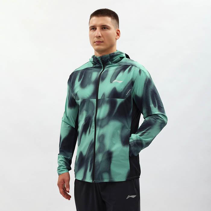 AFDW453-11 Ветровка Jogging зеленый